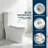 Dual Flush One Piece Toilet, Soft Closing Quick-Release PP Seat, MAP 800g, Skirted Design, High-Fired Ceramic (1380°C)
