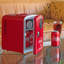 Glacière / réchaud 4L Coca-Cola avec haut-parleur Bluetooth 12V DC 110V AC, rouge