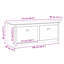 Hallway Bench BODO 114X40x45 Cm-482369912