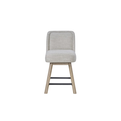 Tabouret pivotant à hauteur de comptoir Zina