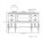 Retro-Style Solid Wood Sideboard