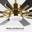 Ventilateur de plafond à courant continu Avgoustinos avec lumière DEL et télécommande-1666357597-1666357592