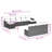 Vidaxl Garden Sofa Set Black