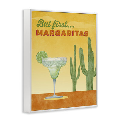 «Margarita & Desert Cactus», art de la giclée encadrée par Brett Blumenthal