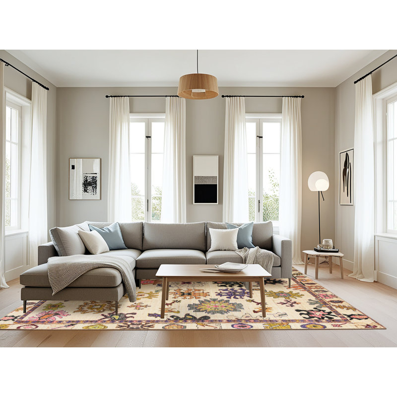 Tapis abstrait moderne 5194, Rectangle 8 pi x 12 pi