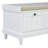 Classic Shoe Bench With Cushion And Three Drawers, Fluted Entryway Bench With Storage For Living Room, Entryway, And Hallways (White), Shoe Storage-1294901877