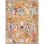 Hand Knotted Wool Area Rug in Rust-691651384
