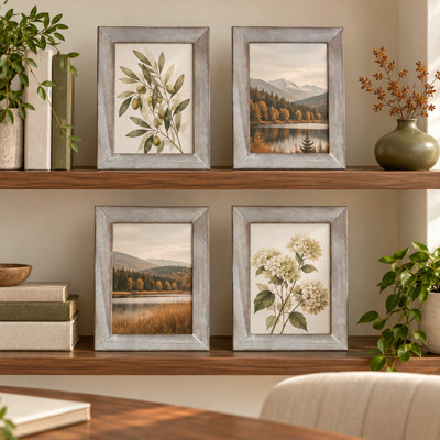 Ensemble de cadres photo simple en bois mat 5 po x 7 po Janayshia