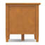Meuble télé bas 72 po Warm Shaker