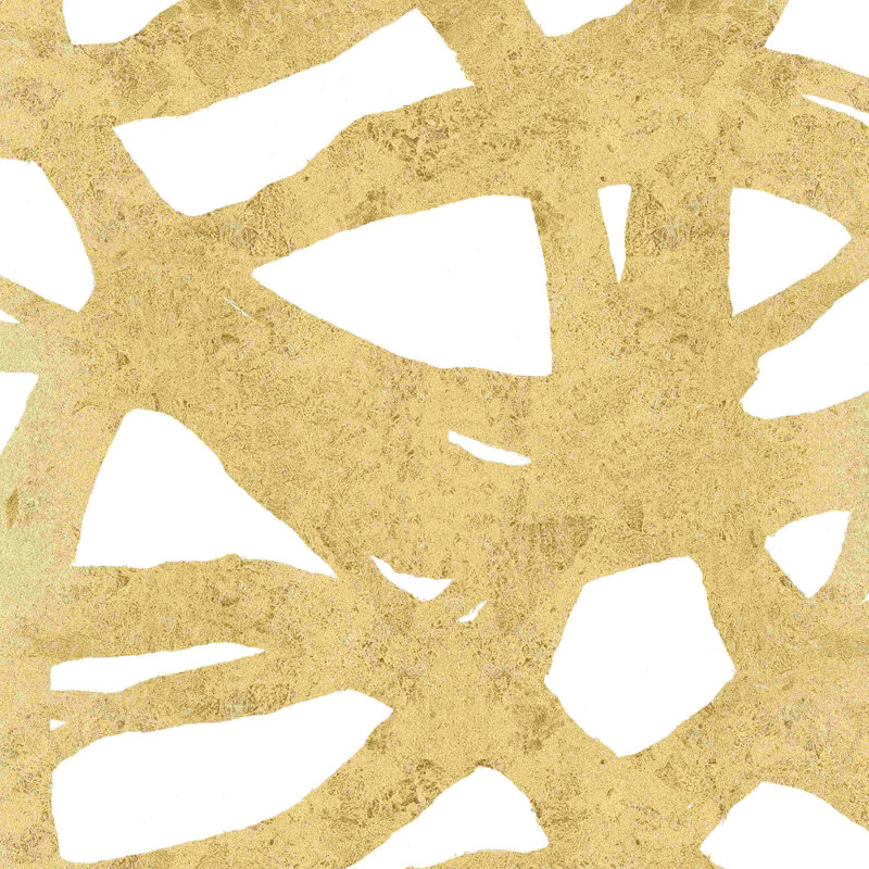 Endless Circles Front Gold III, H 12 po x l 12 po