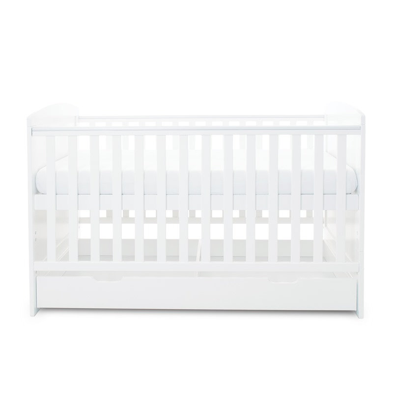 Coleby Classic Cot Bed & Under Drawer  - White