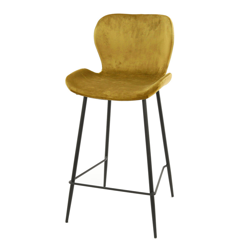 67 Cm Bar Chair Ricarda, Yellow