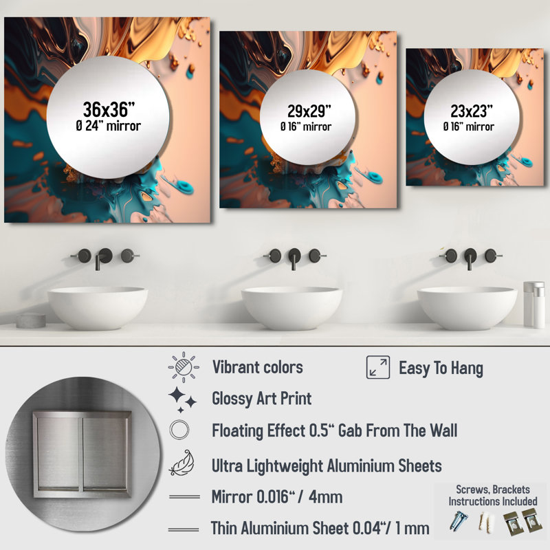 Décoration murale Quinleigh, 29 po x 29 po
