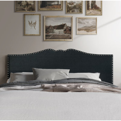 Isahbella Upholstered Linen Blend Panel Headboard