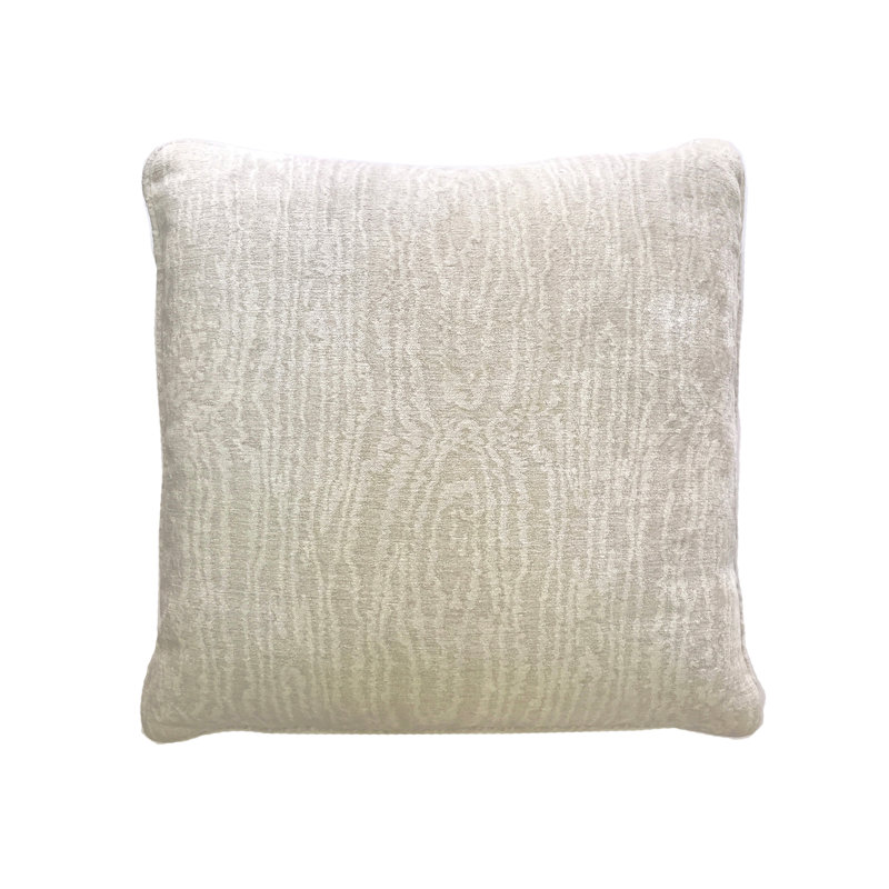 Tundra Linen Square Pillow Cover & Insert, Winter White