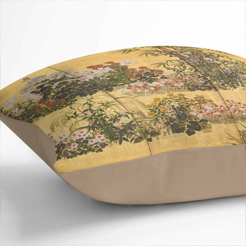 Square Throw Cushion, 55cm H x 55cm W x 20cm D, Stone