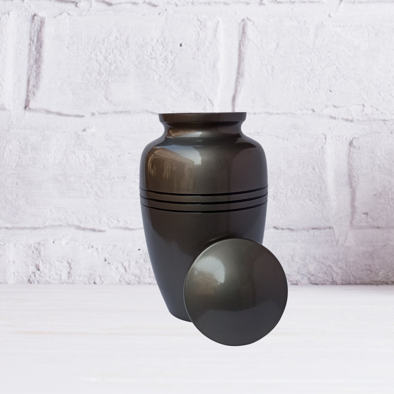 Rongstad Beautiful Pewter Urn