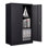 Armoire de rangement en acier, armoire de rangement en métal avec portes verrouillables