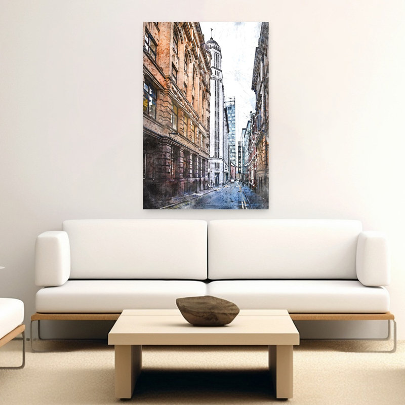 Art urbain de la ville, 60" H x 40" W