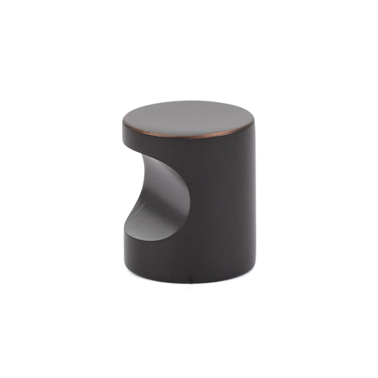 Cylindrical Knob Knob, Oil Rubbed Bronze, 0.88"