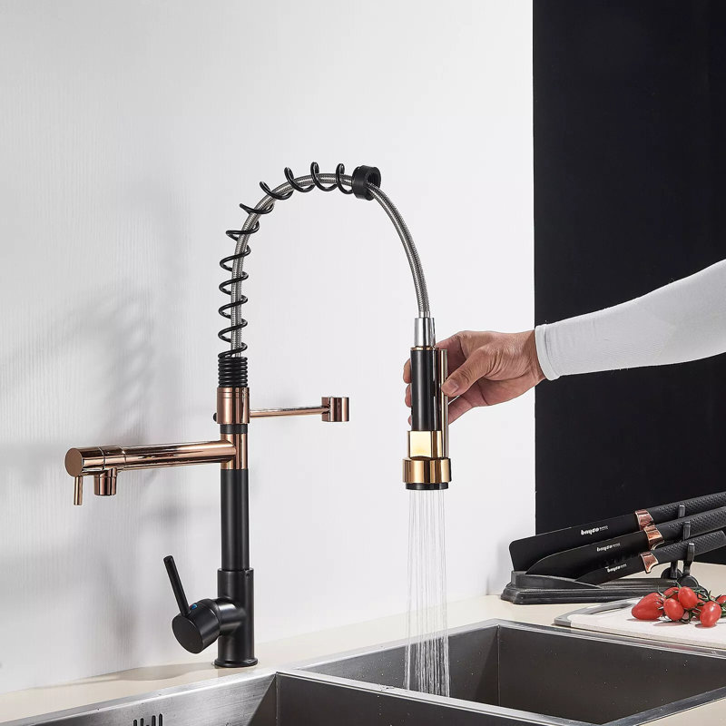 Belfry Kitchen Pershing Pull Out Kitchen Faucet