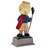 Silver King Golf Ball Golfer Figurine