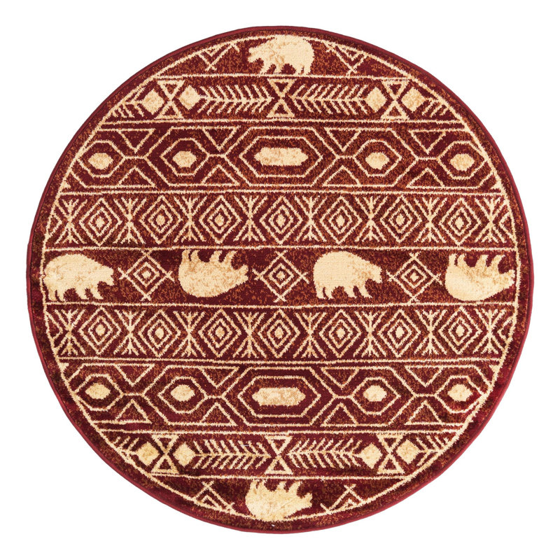 Pioneer Indoor Rug, Round 4'