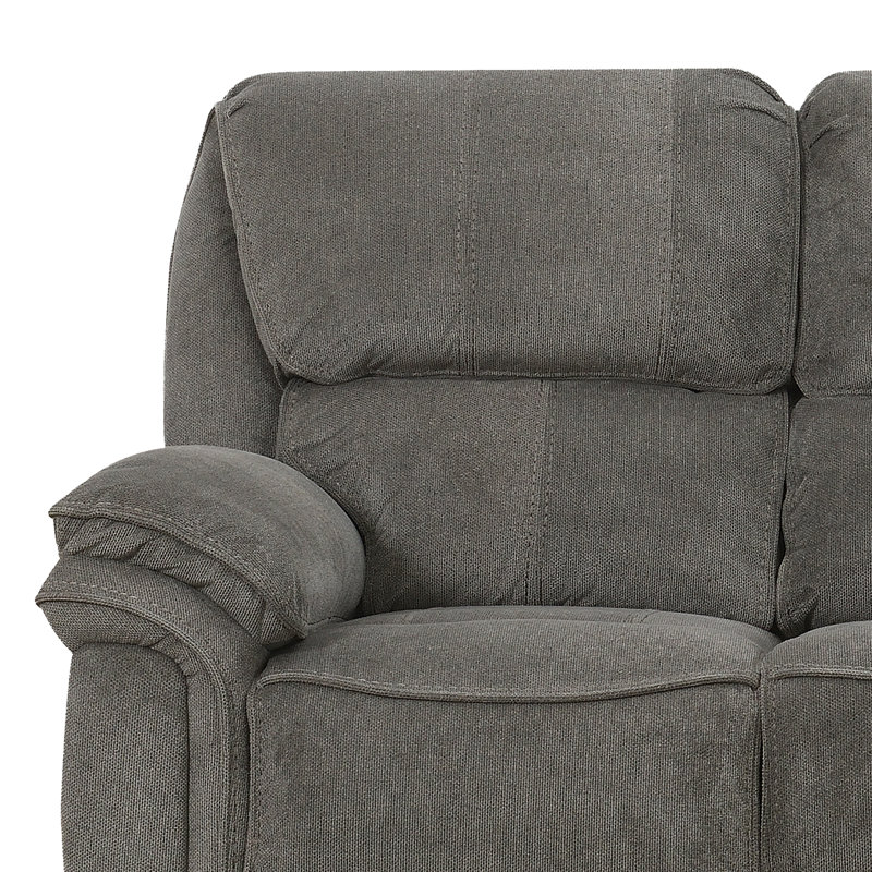 Coomer 3 Seater Electric Reclining Sofa, Dark Grey, Power - Push Button