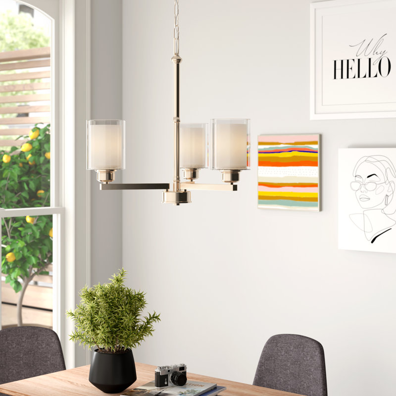 Aitkens 3 - Light Dimmable Classic / Traditional Chandelier