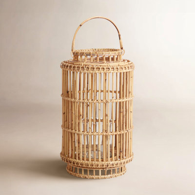 20.75" Wood Floor Lantern