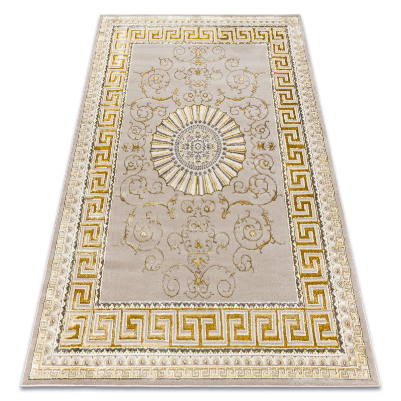 Oriental Area Rug, Rectangle 180 x 270cm, Cream