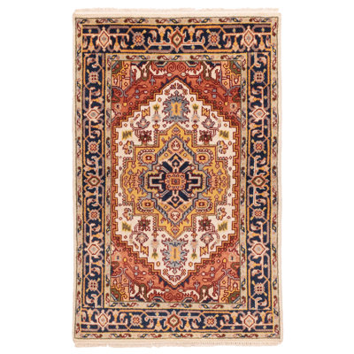 Serapi Heritage Cream Rug 3'9" x 5'10"