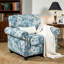 Fauteuil rembourré en mélange de coton-736640152