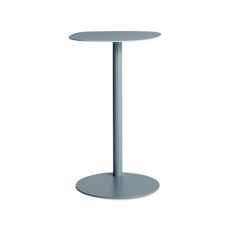 Swole Single End Table, 25" H x 20" W x 15" D, Gray Blue
