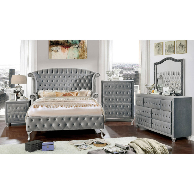 Commode double l 60,88 po Imamudeen, gris