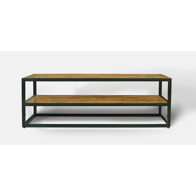 Solid Wood Trestle Coffee Table