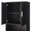 Armoire de salle de bain moderne avec tiroir, portes à fermeture en douceur et rangement ouvert, rangement polyvalent-491183925