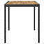 Zakare Rectangular Solid Wood Outdoor Dining Table - 123 cm W 60 cm D