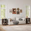 Table de chevet ronde avec tablette ouverte Yeva-363675041-353143593-354045574