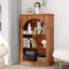 48" Tall 3-Tier Arched Open Freestanding Bookcase