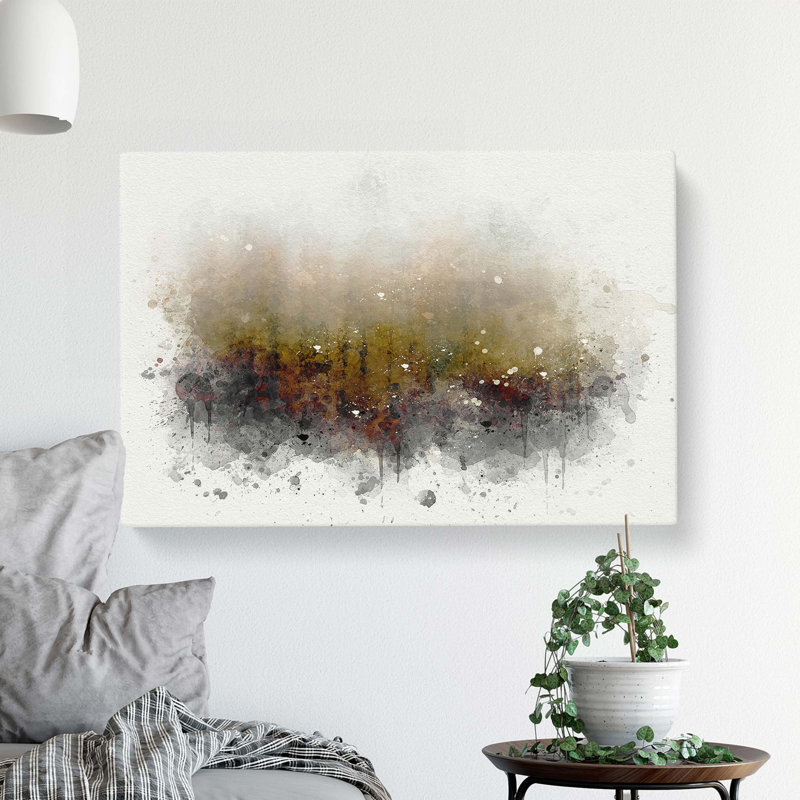 Lappach Forest In Italy In Abstract - Wrapped Canvas Painting, 40cm H x 60cm W x 3cm D