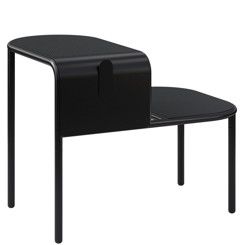 Table de pique-nique simple Juna, Black
