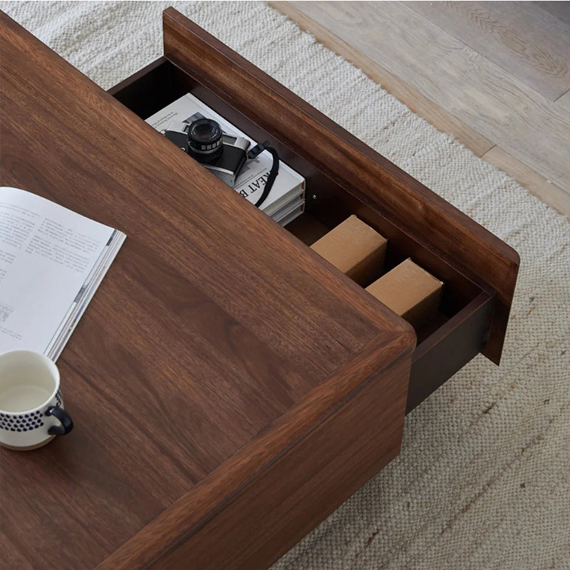 Nouvelle table basse en bois massif de style chinois