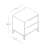 Norcross 20" 2 Drawer Nightstand-13384561