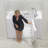Wheelchair Transfer 36"x55" Acrylic Air and Hydro Massage Walk-In Bathtub, Fast Fill Faucet-89191286