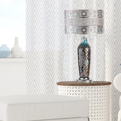 Betton 24.25"H Cascading Jewel Mosaic Table Lamp