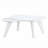 Modern minimalist white imitation marble table top.  Solid wood legs, cloud shape to give you a new experience, computer desk.  The game table.  Suitable for dining and living rooms.