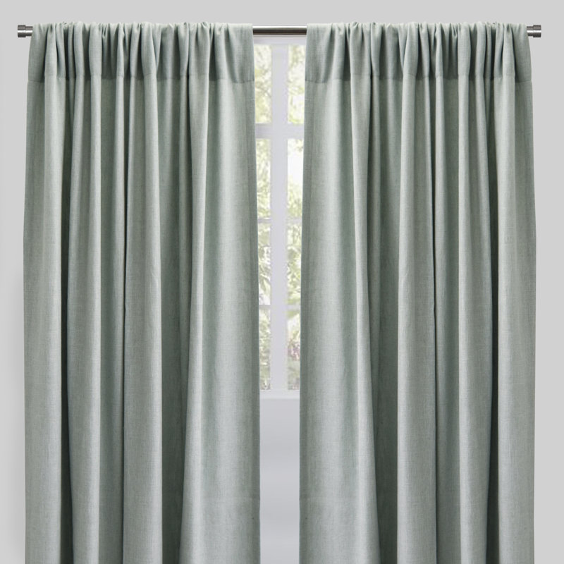 Saint Room Darkening Curtain, Sage
