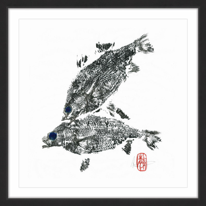 « love baiser », reproduction d’art encadrée, H 32 po x l 32 po x P 1,5 po