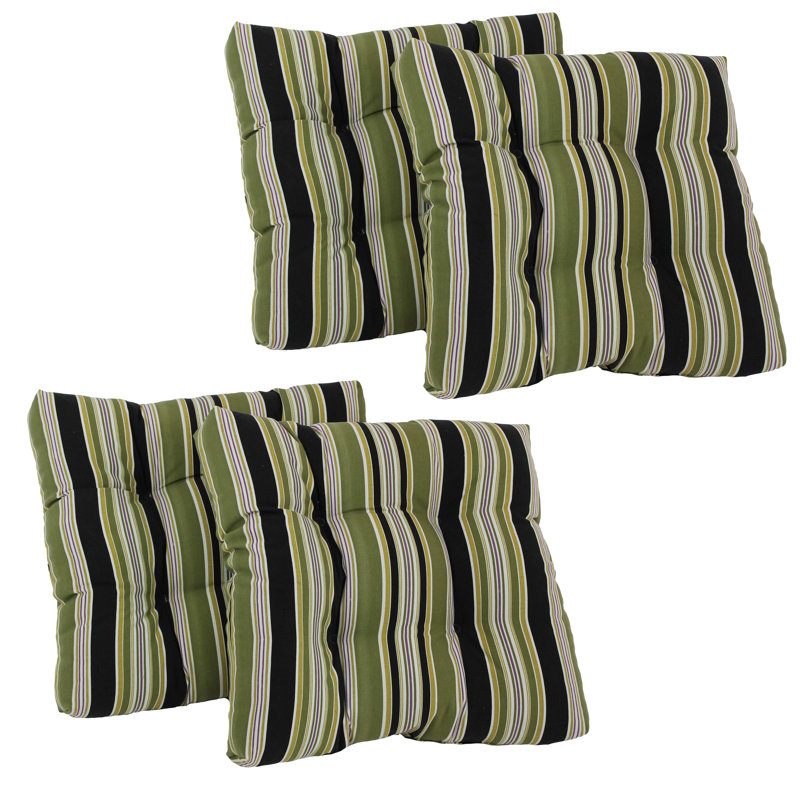 Outdoor 5'' Dining Chair Seat Cushion, Eastbay Onyx